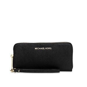 Black MK glitter wallet (no wristlet strap!)